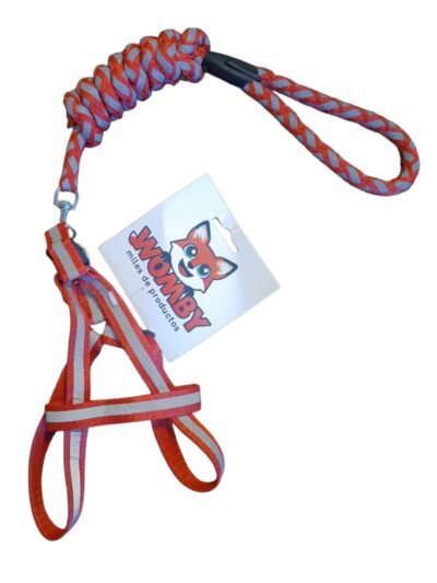 COLLAR CON PECHERA REFLECTIVA DELGADO PARA PERROS (PEQUEÑO, MEDIANO)