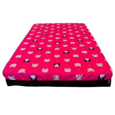 COLCHONETA ROSADA ESTAMPADA