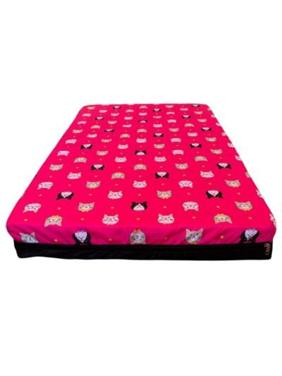 COLCHONETA ROSADA ESTAMPADA