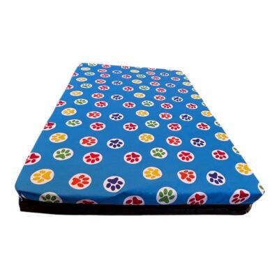 COLCHONETA AZUL ESTAMPADA