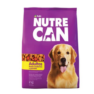 NUTRE CAN ADULTOS "MEDIANOS Y GRANDES" 8 kg