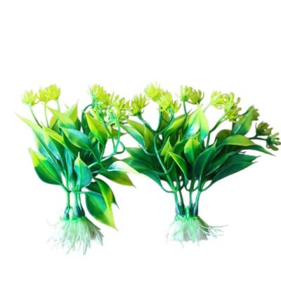 PLANTA DOBLE ARTIFICIAL PARA PECERA