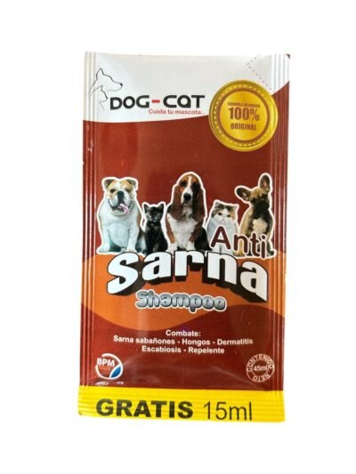 SHAMPOO ANTI SARNA PARA PERROS Y GATOS