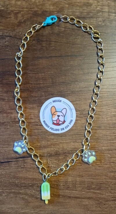 COLLAR CADENA DORADA "M"