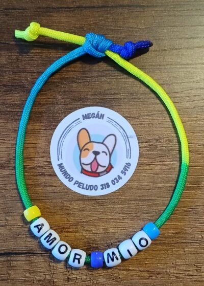 COLLAR NUDO CORREDISO "AMOR MIO" "XS"