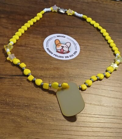 COLLAR AMARILLO "M" - Imagen 2