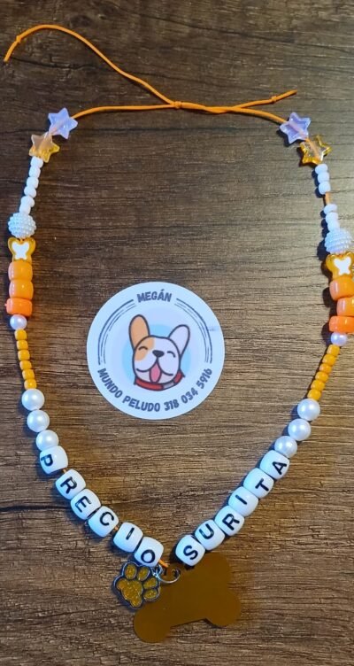 COLLAR NARANJA "M"