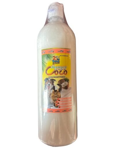 SHAMPOO CON ESTRACTO DE COCO PARA PERROS Y GATOS