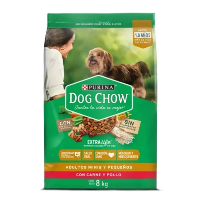 DOG CHOW ADULTOS "MINIS Y PEQUEÑOS" 8 kg
