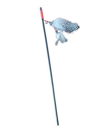BARA PLUMA CON SONAJERO PARA GATO - Imagen 2