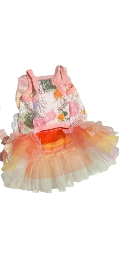 VESTIDO MARIPOSA CON TUTU PARA MASCOTAS "S" (PEQUEÑO) - Imagen 3