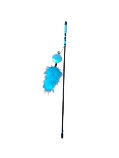 BARA PLUMA CON SONAJERO PARA GATO - Imagen 3