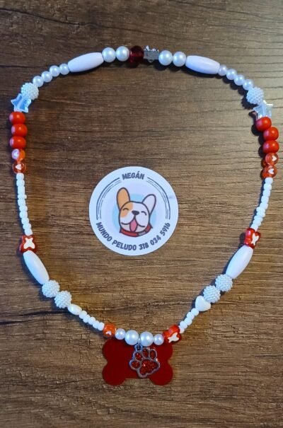 COLLAR ROJO "M"