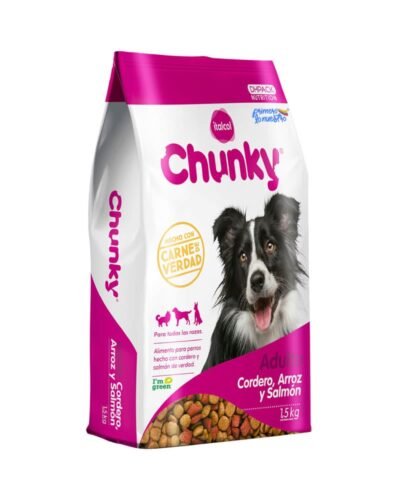 CHUNKY PERRO ADULTO "CORDERO SALMON" 1,5 kg