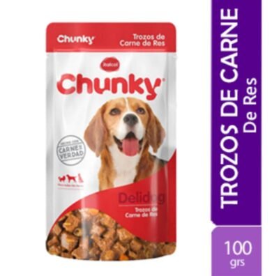 CHUNKY ADULTOS "CARNE DE RES" 100 Gr