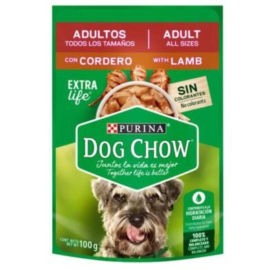 DOG CHOW ADULTOS "CORDERO" 100 Gr