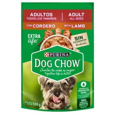 DOG CHOW ADULTOS "CORDERO" 100 Gr