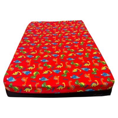 COLCHONETA ROJA ESTAMPADA