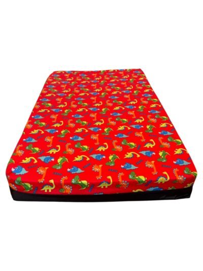 COLCHONETA ROJA ESTAMPADA