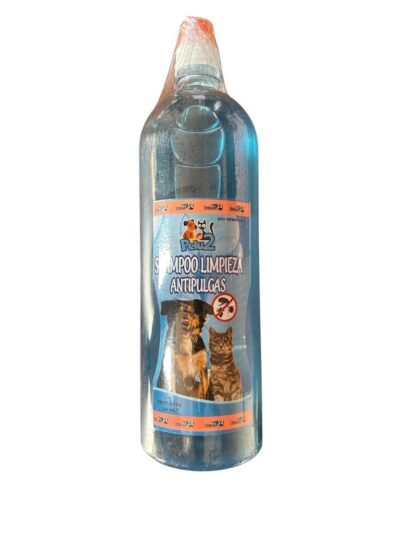 SHAMPOO LIMPIEZA ANTIPULGAS PARA PERROS Y GATOS