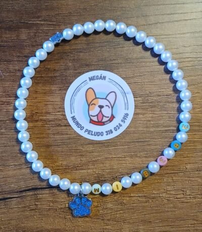 COLLAR PERLAS "MI BEBE" "S"