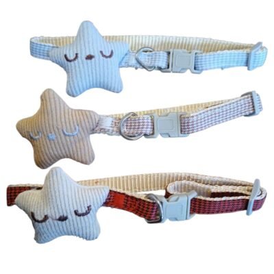 GARGANTILLA DE ESTRELLA PARA PERROS Y GATOS (PEQUEÑOS, MEDIANOS)
