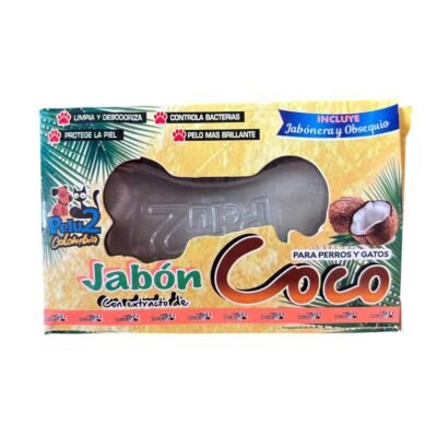 JABÓN CON ESTRACTO DE COCO PARA PERROS Y GATOS
