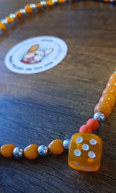 COLLAR NARANJA "M" - Imagen 2