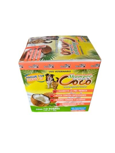 SHAMPOO CON ESTRACTO DE COCO PARA PERROS Y GATOS - Imagen 3