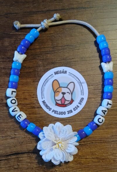 COLLAR FLOR NUDO CORREDISO "S"
