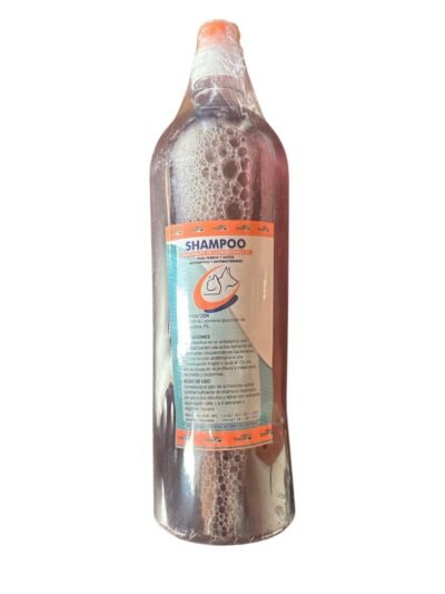 SHAMPOO ANTISEPTICO Y ANTIBACTERIANO PARA PERROS Y GATOS - Imagen 2