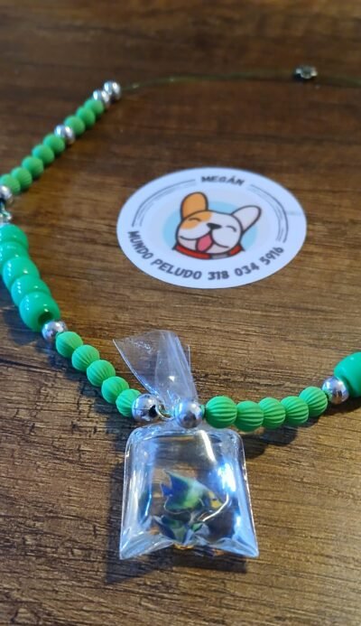 COLLAR PEZ VERDE "M" - Imagen 3